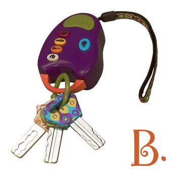 B.Toys: Zestaw kluczy samochodowych fiolet